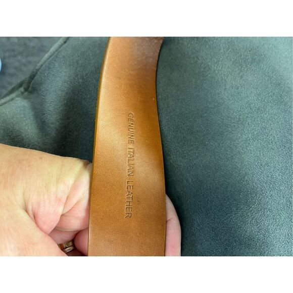 Joseph Bruce 1928 Designer Brown Leather & Suede Belt sz 32 Gorgeous - Picture 5 of 6